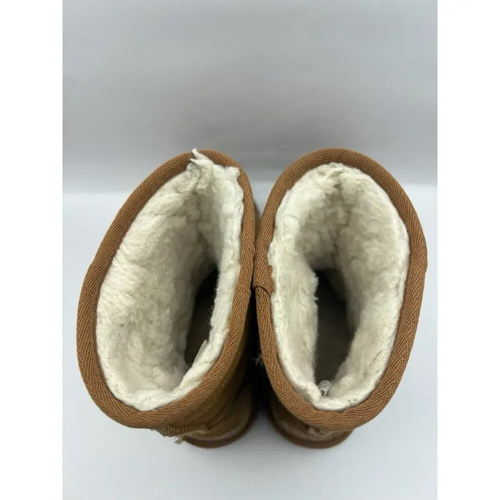 Kookaburra By Ugg Brown Suede Short Boots Kids Size 2